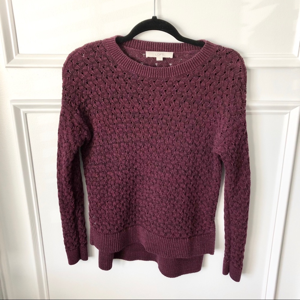 Pretty Plum Sweater